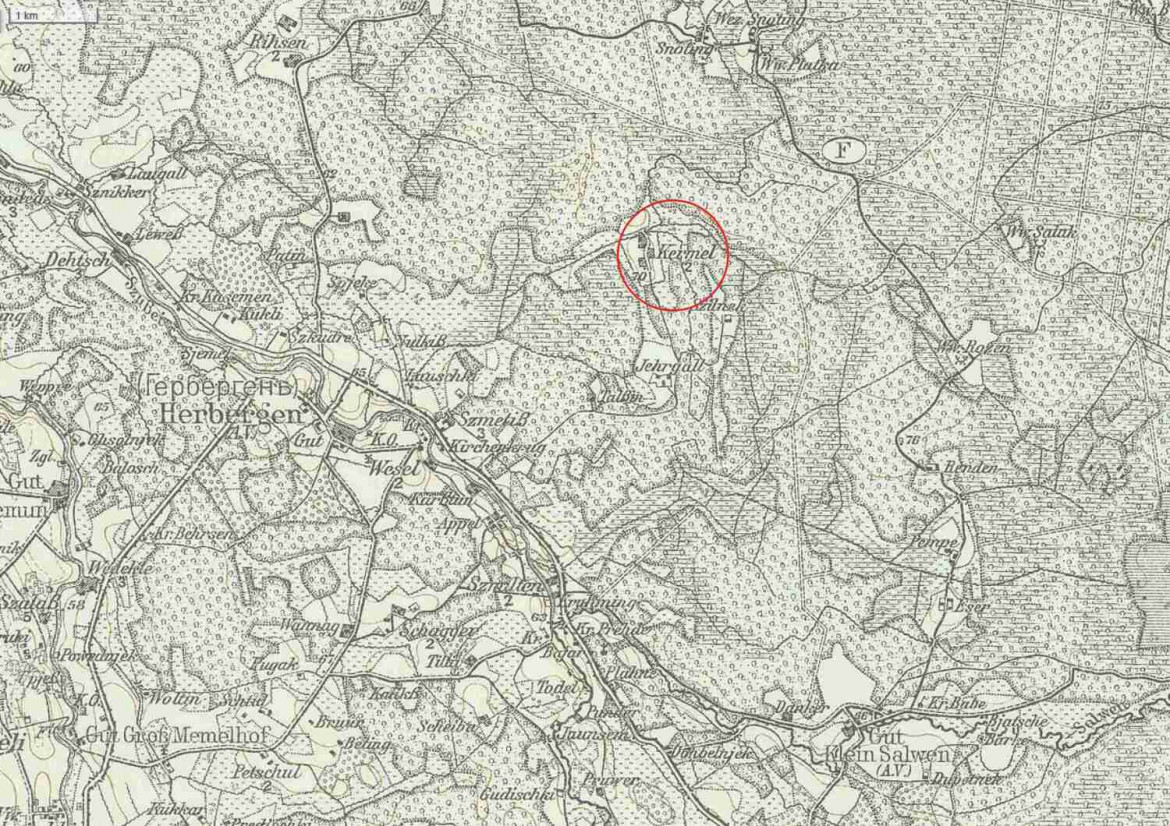 1914-1919. gadi. Karte des westlichen Russlands (KdWR). 1:75'000 (vesture.dodies.lv) 